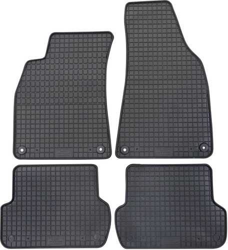 Gummimatten teile schwarz - 4-teile,